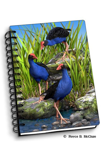 Notebook - Wet Feet (Pukeko)