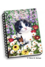 Notebook - Kitten Flowerbed