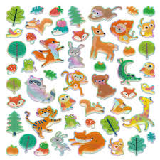 Avenir Puffy Stickers - Animal