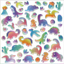 Avenir Puffy Stickers - Dino