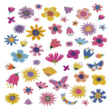 Avenir Puffy Stickers - Garden