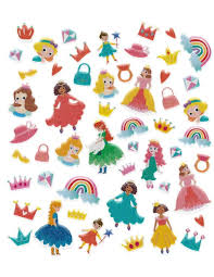 Avenir Puffy Stickers - Princess