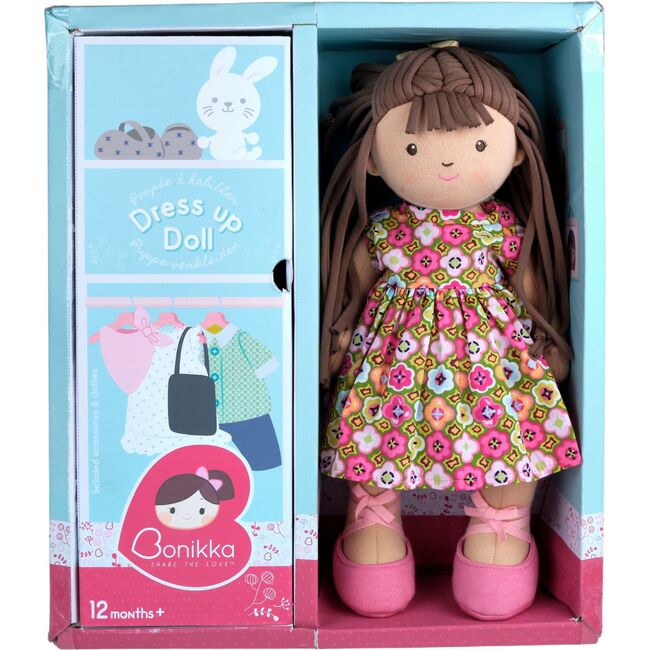 Bonikka - Sofia Gift Boxed jointed & dress able doll with extra clothing (organic)