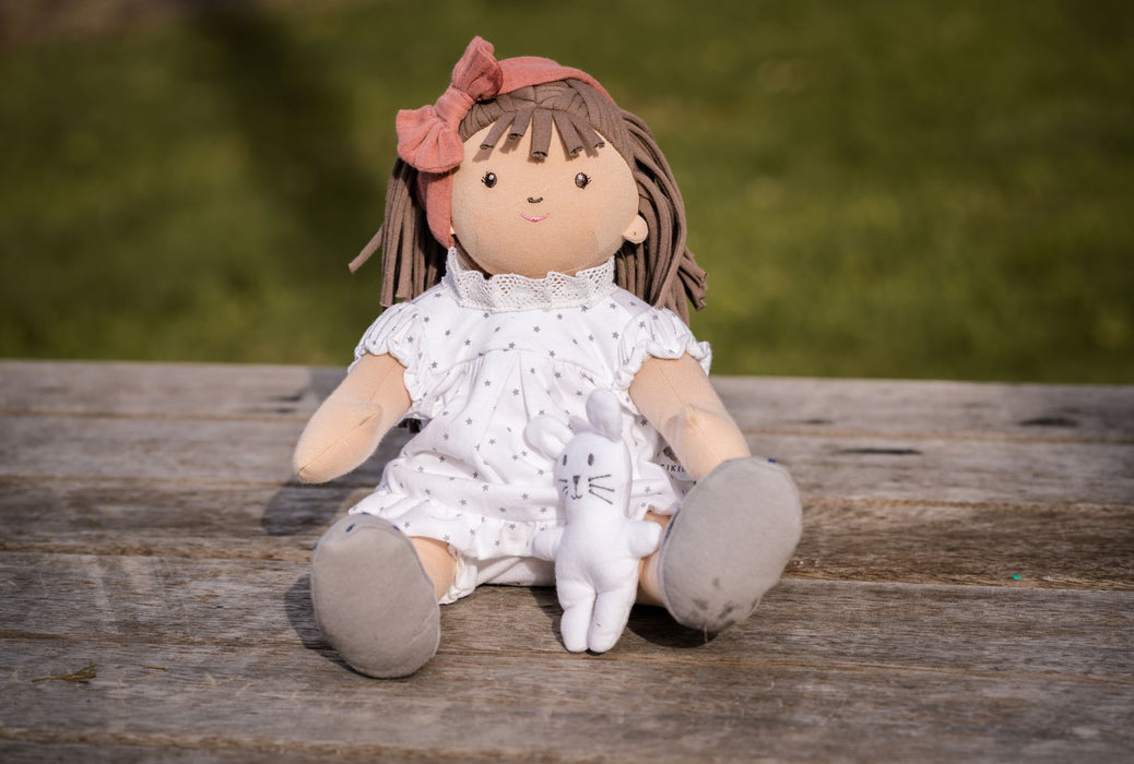Bonikka - Sofia Gift Boxed jointed & dress able doll with extra clothing (organic)