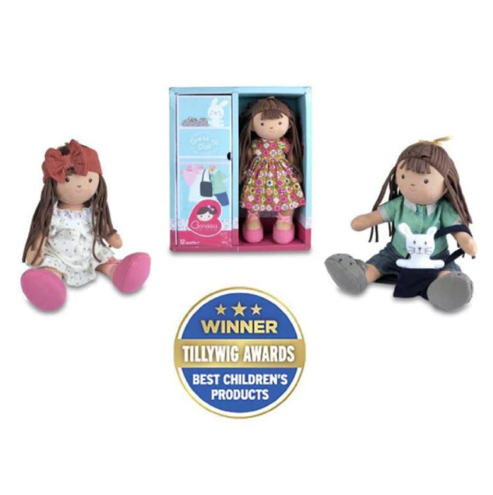Bonikka - Sofia Gift Boxed jointed & dress able doll with extra clothing (organic)