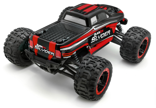 Blackzon - 1/16 Slyder 4WD Monster Truck Red with B&C