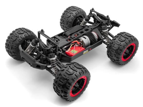 Blackzon - 1/16 Slyder 4WD Monster Truck Red with B&C