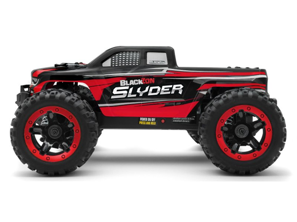 Blackzon - 1/16 Slyder 4WD Monster Truck Red with B&C