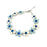 Marine Opal Bracelet - Blue & White Flowers