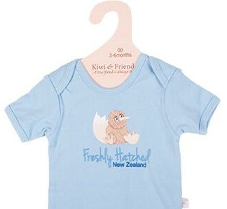 Kiwi & Friends - Tee Blue – Freshly Hatched Kiwi (0) 6-12 mths