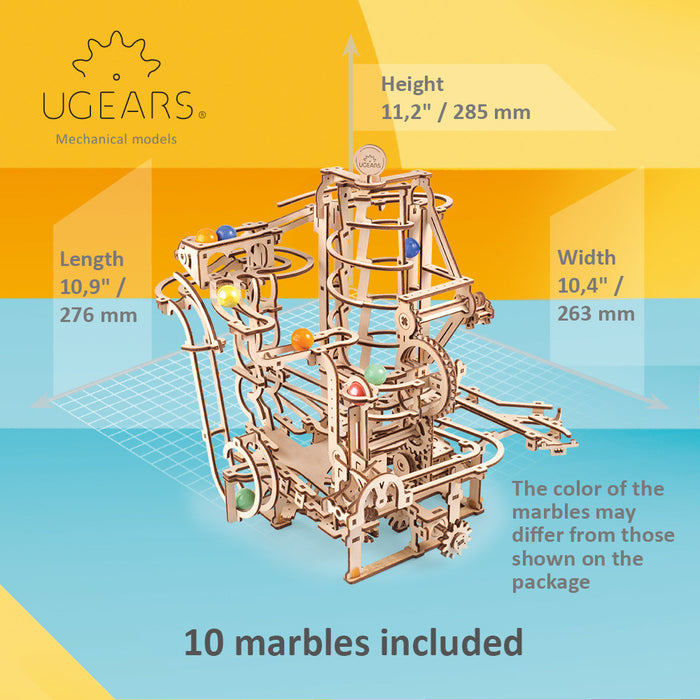 Ugears: Mechanical Models - Marble Run Spiral Hoist