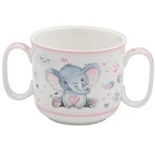 Bird & Ellie - Twin Handled Mug - Pink
