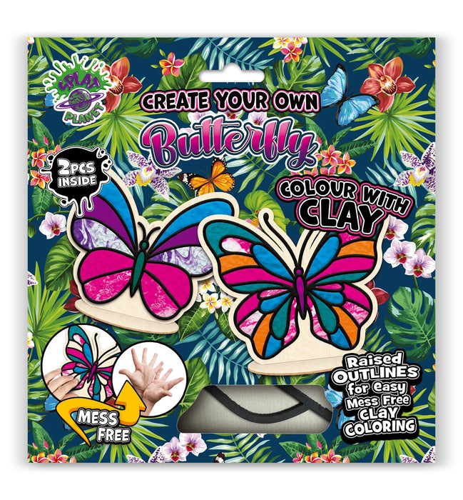 Clay Colouring - Butterfly