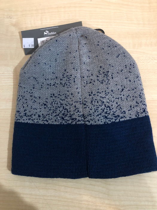 Kiwi Silver - Beanie Grey Fern New Zealand Navy Band