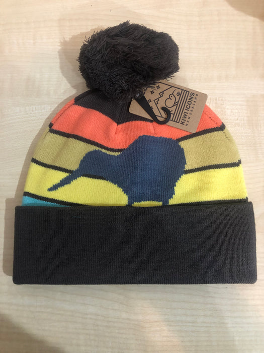 NZ Beanie - New Zealand Beanie Kiwi Multicolour