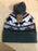 NZ Beanie - New Zealand Beanie Kiwi Fern Grey & Pink