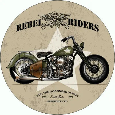 Man Cave Coasters - Motorbike Set