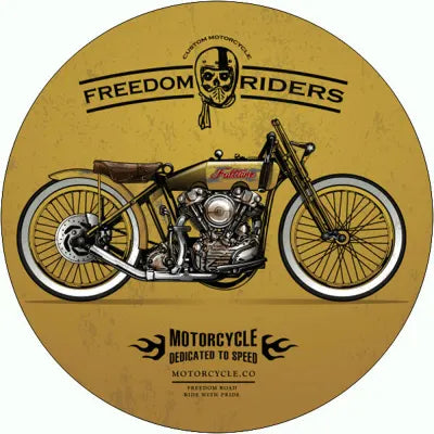 Man Cave Coasters - Motorbike Set