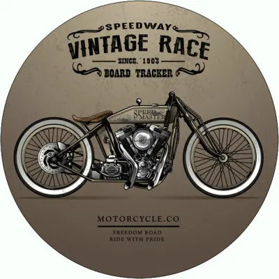 Man Cave Coasters - Motorbike Set