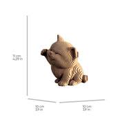 Cartonic 3D Cardboard Sculpture Puzzle - Maneki Kitten