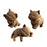 Cartonic 3D Cardboard Sculpture Puzzle - Trio Kittens