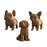 Cartonic 3D Cardboard Sculpture Puzzle - Trio Puppies