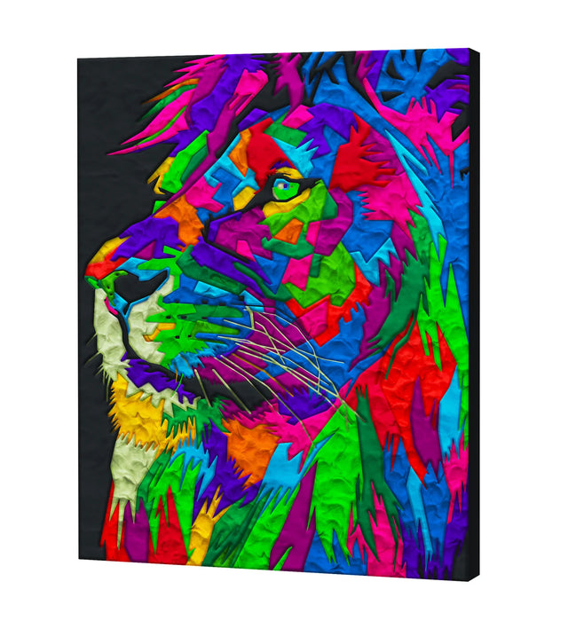 Clay Painting - Lion