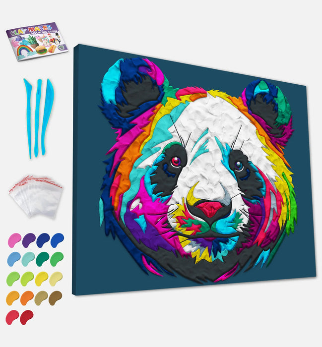 Clay Painting - Panda