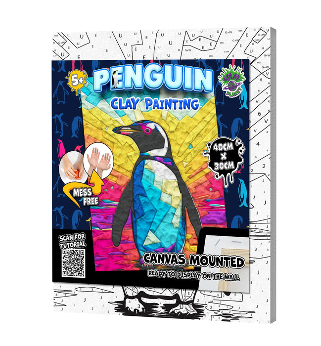Clay Painting - Penguin