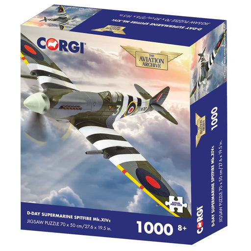 Corgi Jigsaw Puzzle - D-Day Supermarine Spitfire Mk.XIVc (1000pc)