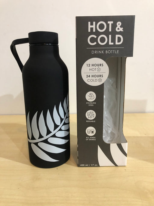 NZ S/S Drink Bottle - White Fern 450ml