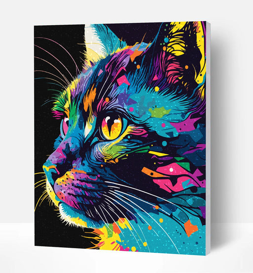 Diamond Art - Bright Cat