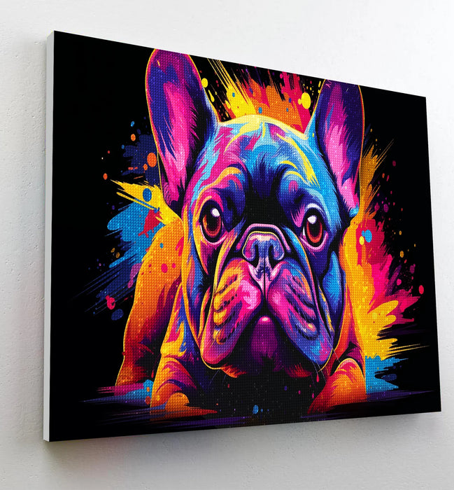 Diamond Art - Neon French Bulldog