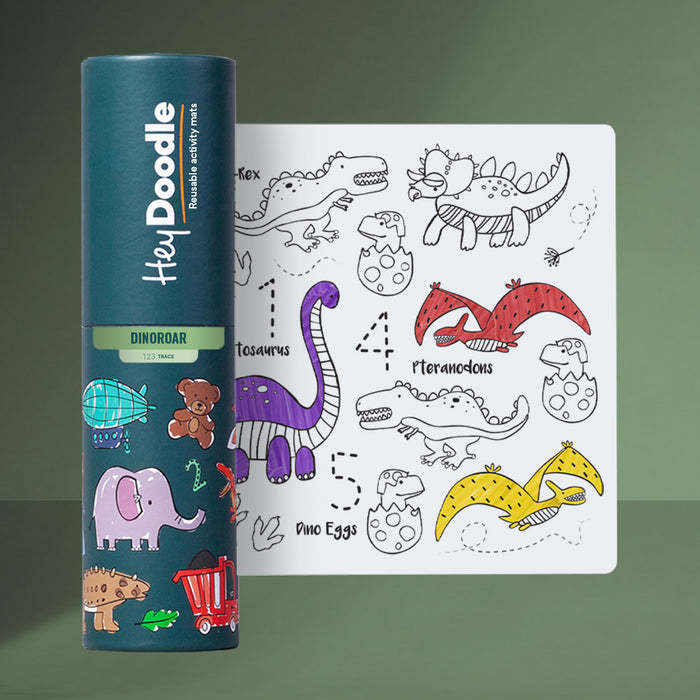 Hey Doodle Mini Playmat - Dino Roar