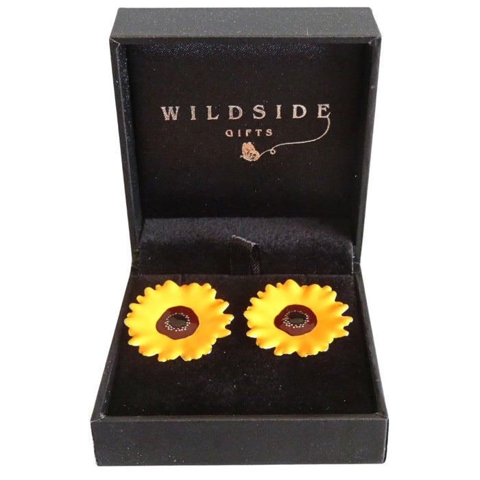 Wildside ER102 - Sunflower Drop Earrings