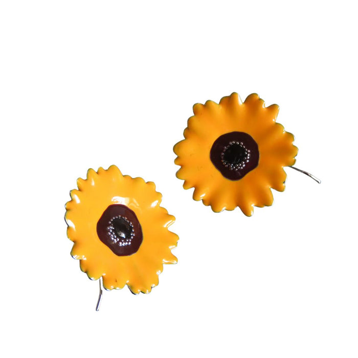 Wildside ER102 - Sunflower Drop Earrings