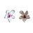 Wildside ER104 - White Orchid Drop Earrings