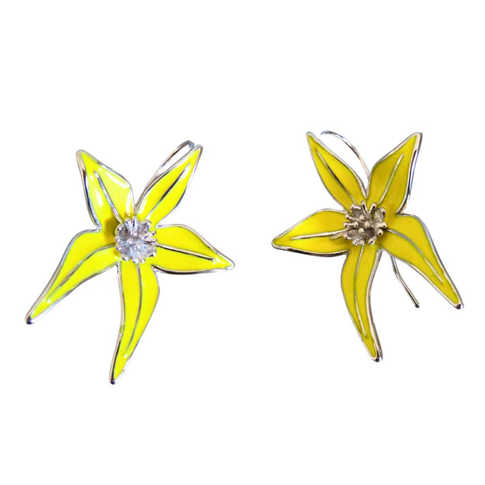 Wildside ER108 - Cowslip Orchid Drop Earrings