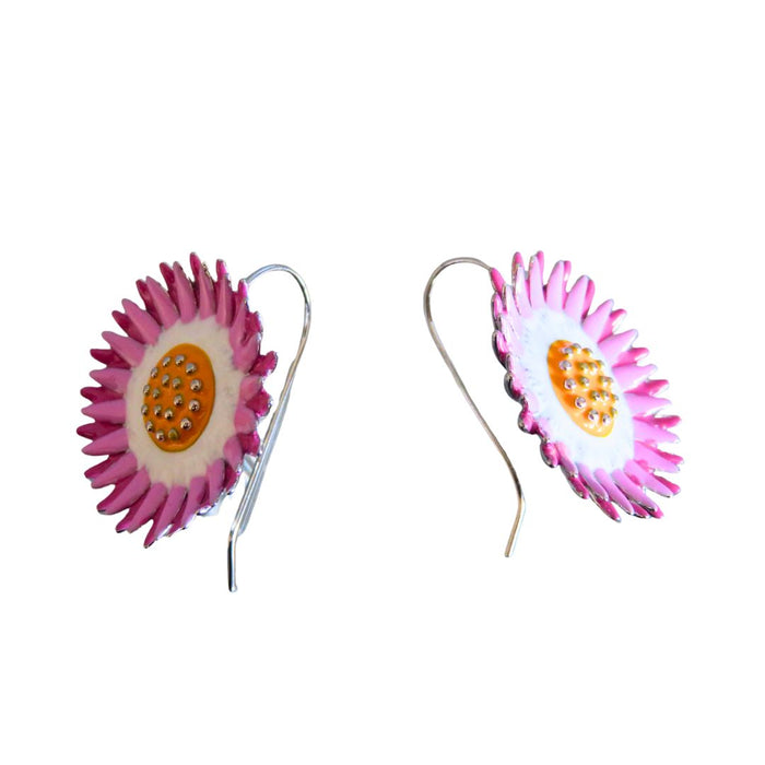 Wildside ER110 - Pink Daisy Drop Earrings