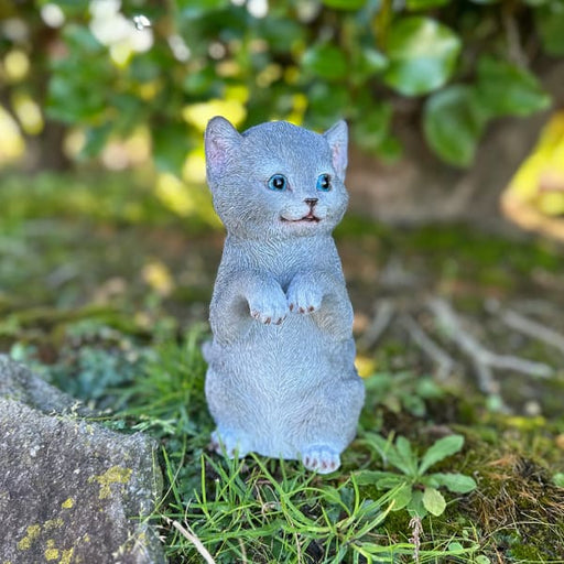 Garden Decor - Grey Cat