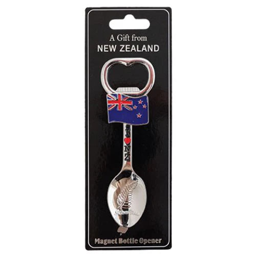 NZ Spoon Magnet Opener Flag