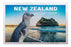 NZ Magnet - Foil Magnet Little Blue Penguin
