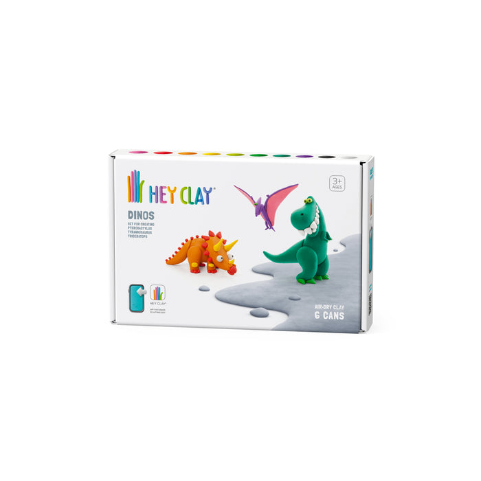 Hey Clay - Dinos (Pterodactylus, Tyrannosaurus, Triceratops)