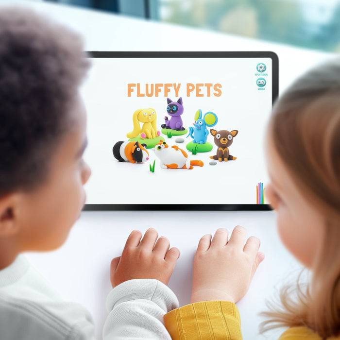 Hey Clay - Fluffy Pets (Siamese Cat, Guinea Pig, Bunny)