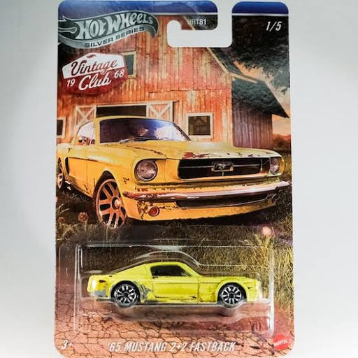 Hot Wheels Vintage Club Silver Series - '65 Mustang 2+2 Fastback