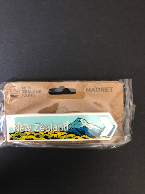 NZ Magnet Sign - NZ Alpine Scene