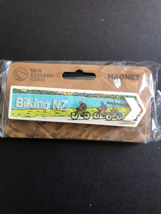 NZ Magnet Sign - Biking NZ