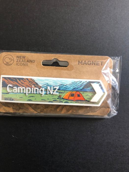 NZ Magnet Sign - Camping NZ