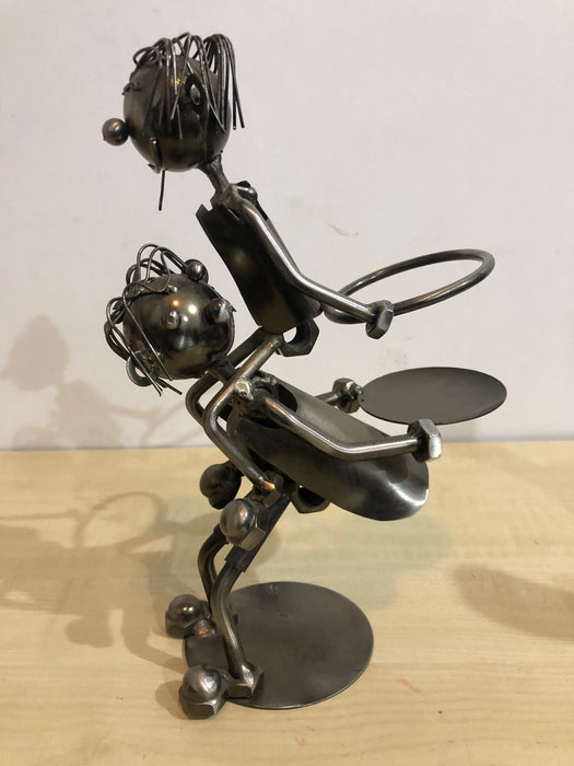 Nuts and Bolts - Couple Piggy Backing Bottle Holder - PX2