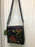 Wildside - Black Shoulder Bag with NZ Pohutukawa Flowers